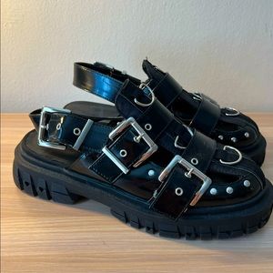 ASOS Chunky Buckle Sandals